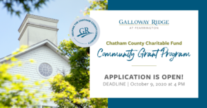 Galloway Ridge Charitable Fund Now Accepting Grant Applications